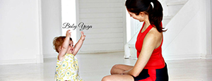 baby yoga lesson