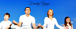 family yoga banner